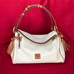 DOONEY & BOURKE Pebble Grain Tassel Shoulder Bag